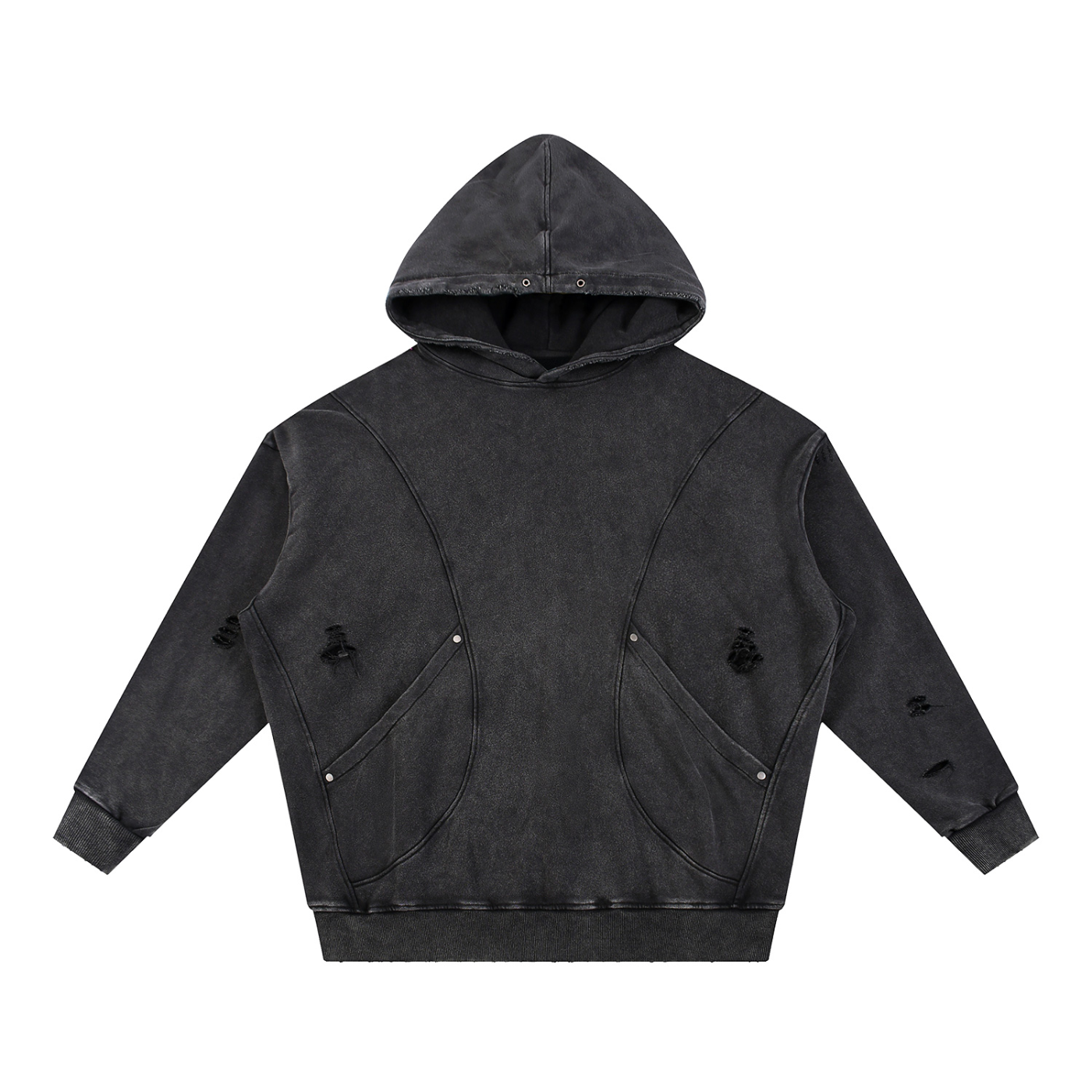 Distressed N.E.S Hoodie