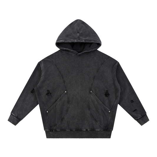 Distressed N.E.S Hoodie